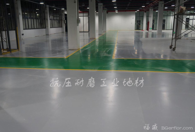 工廠車間地坪翻新改造方案 抗壓耐磨工業(yè)地板鋪裝材料 雙纖維環(huán)氧卷材
