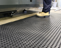 行走道防滑地墊_帶空型耐油、耐壓、耐磨、耐化學(xué)性、疏水地墊卷