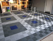 鎖扣式車庫(kù)地面材料，車庫(kù)地面裝修做法欣賞